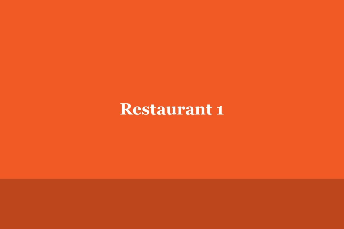 Restaurant 1